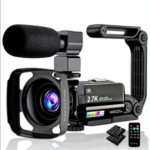 Aabeloy Video Camera Ultra HD 2.7k